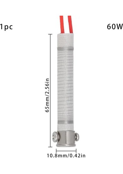 60W 2 1 Adet 220V 30/40/60W Havya Çekirdek Isıtma Elemanı Havya Için Isıtma Elemanı Kaynak Metal Işleme Araçları Aksesuarları (Yurt Dışından)