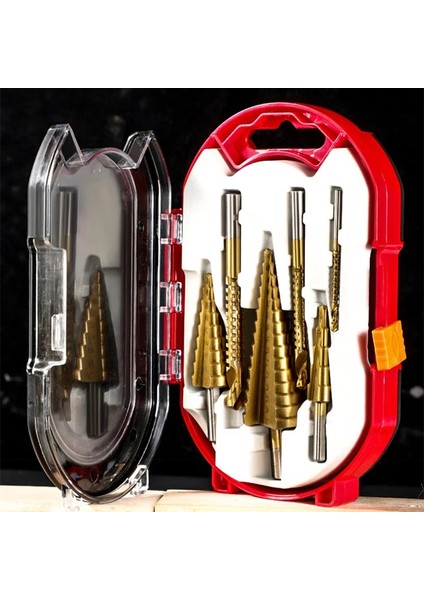 3 Adet Set Adım Matkap Ucu Seti Hss Çelik Titanyum 4-12/20/32MM Metal Delik Kesici Koni Çekirdek Delme Delik Testere Aracı Büküm Tırtıklı Matkap Uçları (Yurt Dışından) fiyatları