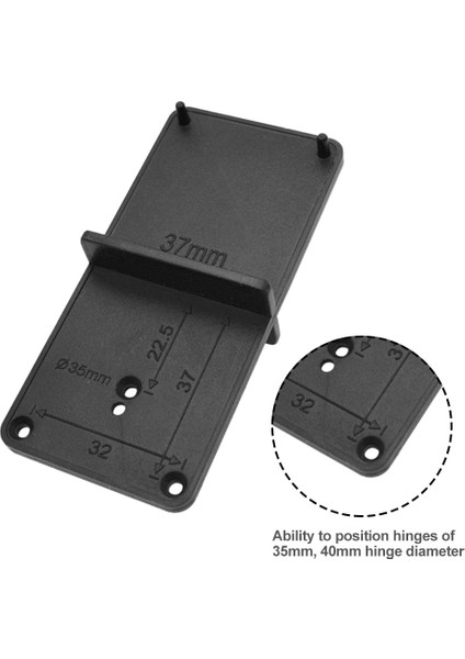 Siyah 26MM 35MM 4 Adet 1-5 Adet 26MM 35MM Menteşe Deliği Delme Kılavuzu 35MM 40MM Menteşe Kurulum Jig Kapı Dolap Menteşe Deliği Bulucu Ağaç Işleme Aleti (Yurt Dışından) modelleri