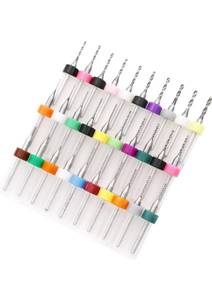 0.1-1mm 10 Adet Mini Pcb Matkap Ucu 0.1mm-3.0mm Alaşım Tungsten Çelik Karbür Matkap Uçları Baskı Devre Cnc Matkap Uçları Makinesi (Yurt Dışından)