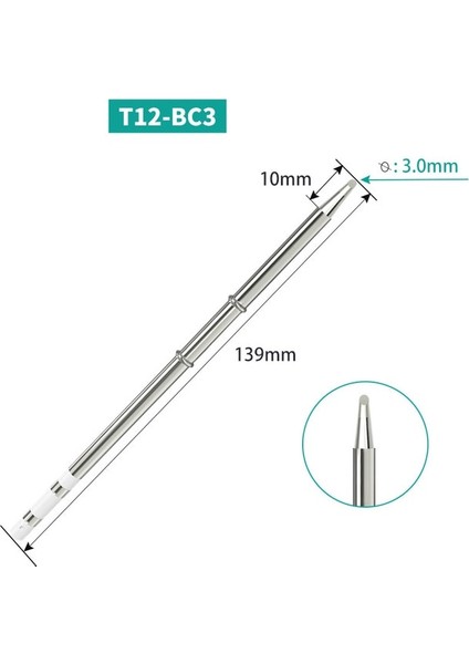 T12-BC3 T12-C08 C1 C4 Bc1 Bc2 Bcf1 Bcf2 T12 Hakko FX951 Dıy Lehimleme Istasyonu Kitleri Kaynak Araçları Için Havya Havya Ipuçları (Yurt Dışından)