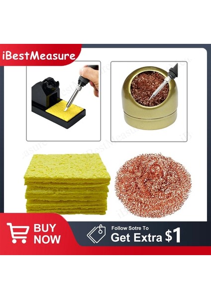 1 Adet Pirinç Topu 5/10/20 Adet Temizleme Süngeri Lehim Demir Ucu Temizleme Memesi Ucu Bakır Tel Temizleyici Topu Temizleme Havyaları ve Ucu (Yurt Dışından) modelleri