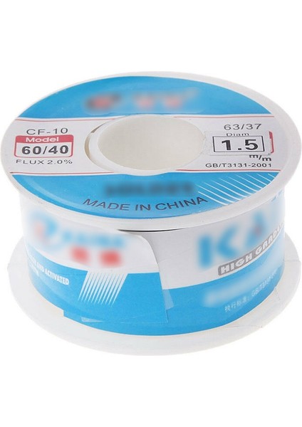0.5mm 1 Adet Lehim Teli 100G 60/40 Kaliteli Kalay Kurşun Lehimleme Kaynak Akısı 2.0% Iyi Lehimlenebilir Yeni Pratik Dayanıklı (Yurt Dışından)