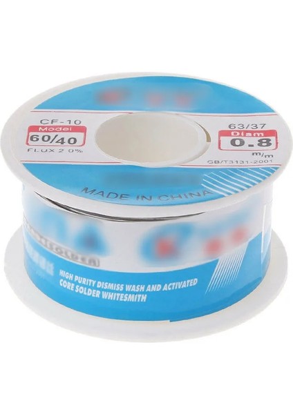 0.5mm 1 Adet Lehim Teli 100G 60/40 Kaliteli Kalay Kurşun Lehimleme Kaynak Akısı 2.0% Iyi Lehimlenebilir Yeni Pratik Dayanıklı (Yurt Dışından)