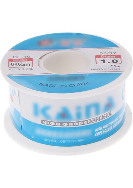 0.5mm 1 Adet Lehim Teli 100G 60/40 Kaliteli Kalay Kurşun Lehimleme Kaynak Akısı 2.0% Iyi Lehimlenebilir Yeni Pratik Dayanıklı (Yurt Dışından)