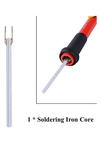 1 Adet Havya Çekirdeği Ayarlanabilir Sıcaklık Elektrikli Havya 220V 60W Fer A Souder Hızlı Isıtma Havya Elektronik Kaynak Aracı (Yurt Dışından)