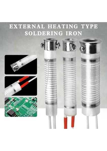 60W Elektrikli Havya Yedek Çekirdek Isıtıcı Havya Isıtma Elemanı Kaynak Lehim Aracı 30W 40W 60W 80W 100W (Yurt Dışından)