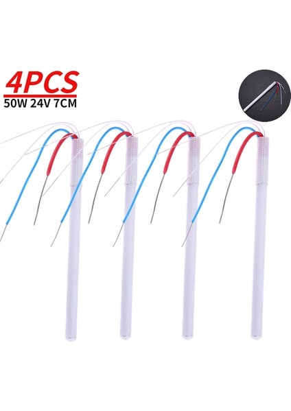 4 Adet Demir Isıtıcı 50W 24V Isıtma Elemanı 1322 Havya Seramik Isıtıcı Çekirdek 4 Telli Adaptör Havya Istasyonu Hakko Kaynaklar Için 936 937 702B (Yurt Dışından)