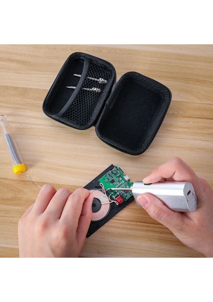 Mavi Havya 5V Elektrikli Havya Kablosuz Şarj Havya USB Lehimleme Aracı ile Taşınabilir Android Arayüzü Şarj (Yurt Dışından)