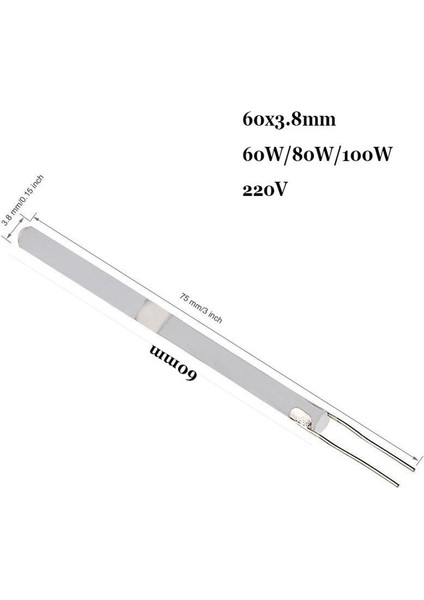 1PC-60W Uzun Tel 1/2 Adet Seramik Elektrikli 220V 80W 60W 100W Havya Isıtıcı 908 908S Lehim Araçları Dahili Isıtma Elemanı (Yurt Dışından) fiyatları
