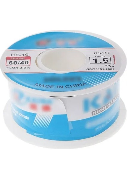 1.5mm 100G 60/40 Rosin Çekirdek Nitelikli Kalay Kurşun Lehim Teli Lehimleme Kaynak Akısı 2.0% Ferramentas Havya Ferro De Solda (Yurt Dışından)