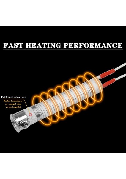 60W Elektrikli Havya Yedek Çekirdek Isıtıcı Havya Isıtma Elemanı Kaynak Lehim Aracı 30W 40W 60W 80W 100W (Yurt Dışından)