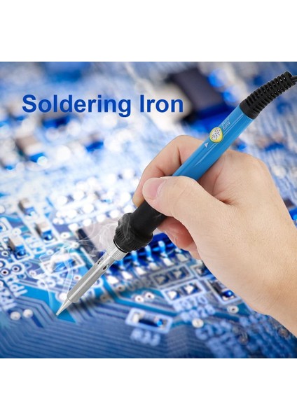 50G 1mm Yeni Ayarlanabilir Sıcaklık Elektrikli Havya 220V 60W Kaynak Lehim Rework Istasyonu Isı Kalem Ipuçları Onarım Aracı (Yurt Dışından) modelleri