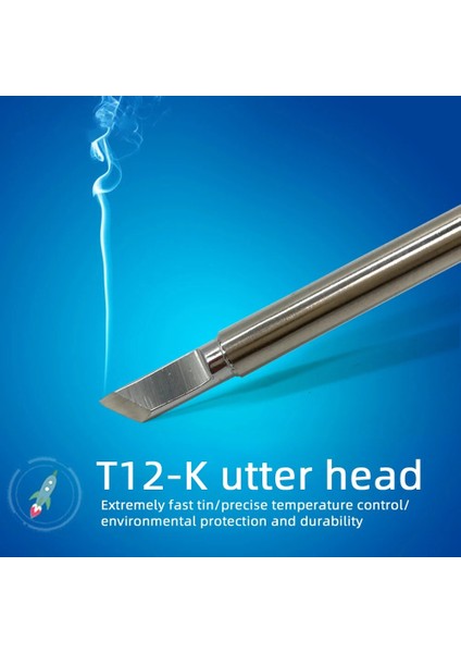 T12-ILS Quıcko T12 Havya Kafa Beyaz Lahana Havya Memesi T12 Havya Bıçak Saç Sıcak Çekirdek Memesi Rework Aracı (Yurt Dışından) fiyatları