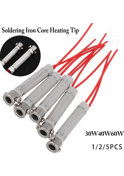 2 ADET-30W Satış Dayanıklı Harici Isı 220V 30W40W60W Kaynak Aracı Havya Çekirdek Kaynak Ekipmanları Isıtma Elemanı Değiştirme (Yurt Dışından) fırsatları