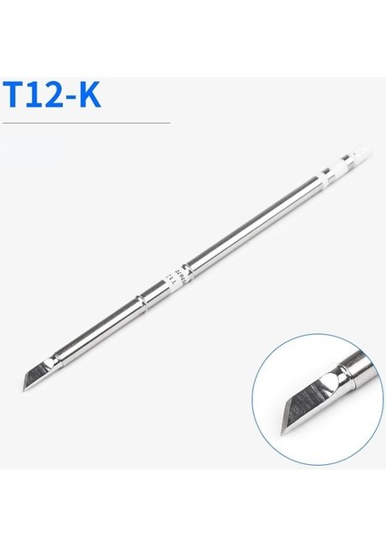T12-K T12 K Serisi Havya Ipuçları T12-KL Kf Kr Ku Serisi Hakko FX951 Stc ve OLED Elektrikli Havya Için Demir Ucu (Yurt Dışından)