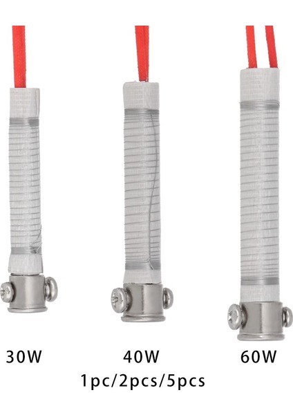 1PC-30W 1/2/5 Adet Yüksek Kalite 220V 30/40/60W Isıtma Elemanı Havya Yedek Kaynak Aracı Metal Işleme Aksesuarı Dropship (Yurt Dışından) fırsatları