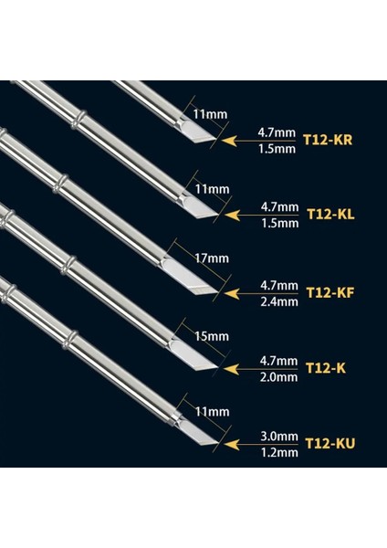 T12-BC3 B D4 D16 C1 T12 Serisi Kaynak Aracı FX951 Rework Istasyonu Elektrikli Havya Ipuçları Kafa Lehimleme Istasyonu Kitleri (Yurt Dışından)