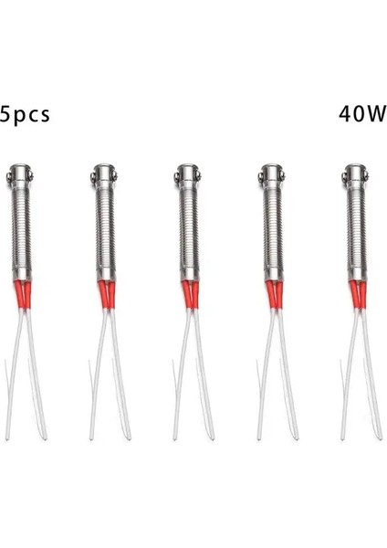 5 ADET-40W Aksesuar Dayanıklı Harici Isı Isıtma Elemanı Yedek Kaynak Ekipmanları Havya Çekirdek Kaynak Aracı (Yurt Dışından)