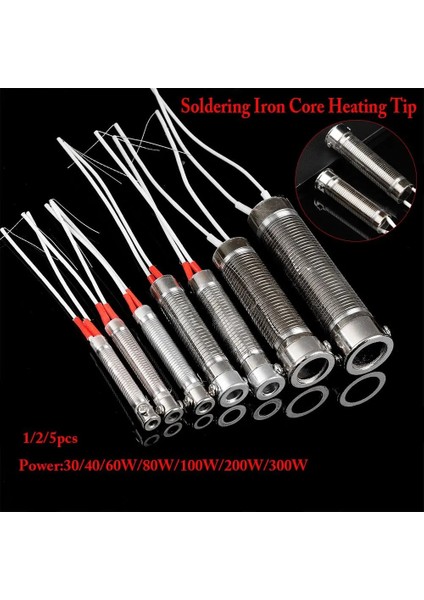 5 ADET-40W Aksesuar Dayanıklı Harici Isı Isıtma Elemanı Yedek Kaynak Ekipmanları Havya Çekirdek Kaynak Aracı (Yurt Dışından) fırsatları