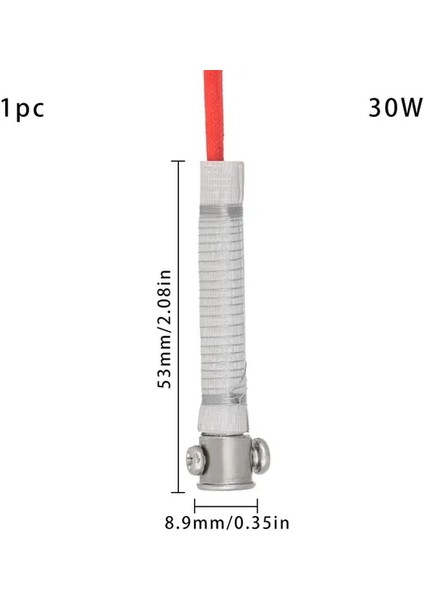 30W 2 1 Adet 220V 30/40/60W Havya Çekirdek Isıtma Elemanı Havya Için Isıtma Elemanı Kaynak Metal Işleme Araçları Aksesuarları (Yurt Dışından)