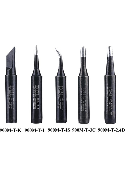 5 Adet 1 Takım Kurşunsuz Elektrikli Havya Ucu Siyah 900M-T Lehim Ucu Bga Lehimleme Istasyonu Kaynak Araçları (Yurt Dışından) fiyatları