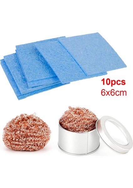 Set5 Havya Ucu Temizleme Topu Temizleyici Sünger Lehim Sökme Kaynak Demir Örgü Filtre Temizleme Memesi Ucu Metal Tel Teneke Sökücü (Yurt Dışından) fırsatları