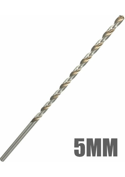 5mm 1 Adet Gümüş Büküm Matkap Ucu 3/4/5/6/7/8/10MM Hss Çelik Matkap Ucu Metal Matkap Yedek 200MM Sondaj Ahşap (Yurt Dışından)