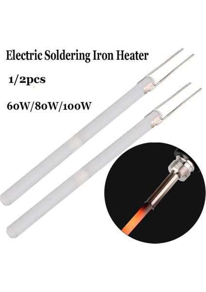 1PC-60W Uzun Tel 1 Adet 220V 80/60/100W Ayarlanabilir Sıcaklık Elektrikli Havya Isıtıcı Seramik Dahili Isıtma Elemanı 908 908S Lehim (Yurt Dışından) modelleri