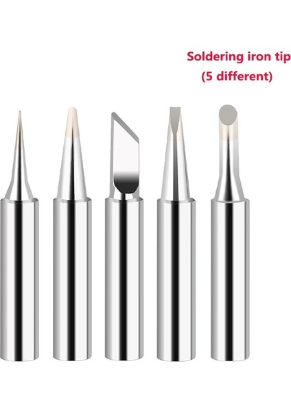 Cımbız Lehim Teli Demir Tel Makarası 50G 0.8mm Havya Ucu Esd Anti-Statik Hassas Cımbız Havya Standı Onarım Aracı Seti (Yurt Dışından)