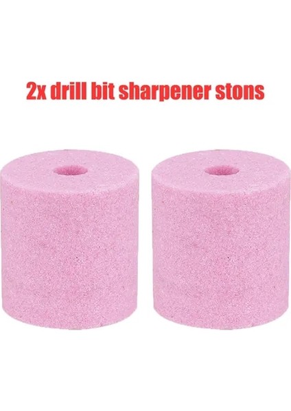 2 Taş Korindon Taşlama Tekerlek Bit Aracı Taşınabilir Matkap Ucu Kalemtıraş Büküm Matkap Ucu Bileme Makinesi 2-12.5mm Mavi Veya Turuncu (Yurt Dışından)