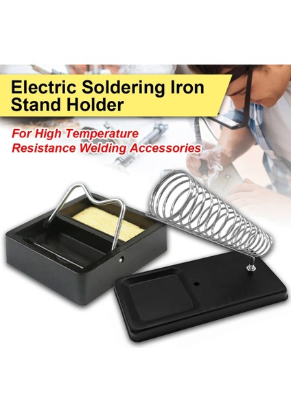 Set A-1 Elektrikli Havya Standı Tutucu ile Lehim Süngeri Metal Destek Istasyonu Yüksek Sıcaklık Dayanımı Lehimleme Aksesuarları (Yurt Dışından) fiyatları