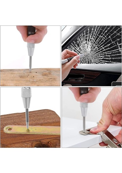 Sarı Otomatik Merkezi Punch Genel Ağaç Işleme Metal Matkap Ayarlanabilir Yaylı Otomatik Punch El Aletleri Metal Ahşap Cam Için (Yurt Dışından)