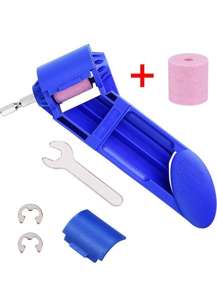 2 Taşlı Mavi Korindon Taşlama Çarkı Bit Aracı Taşınabilir Matkap Ucu Kalemtıraş Büküm Matkap Ucu Bileme Makinesi 2-12.5mm Mavi Veya Turuncu (Yurt Dışından)