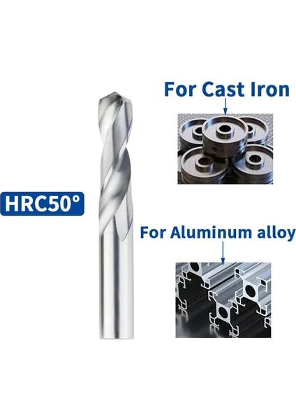 50DRILL Bit 2.0 mm Katı Tungsten Karbür Matkap Uçları Forr Cnc Karbür Gwist Matkap Uçları 1.0-20MM Metal Matkap Tungsten Çelik Matkap (Yurt Dışından)