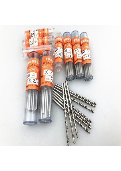 10 Adet 2.1mm 10 Adet 0.5 Ila 5.2mm Hss 4241TWIST Ince Matkap Düz Şaftlı Matkap Mikro Düz Şaftlı Ahşap Araçları Elektrikli Matkaplar Için Büküm Matkap (Yurt Dışından)