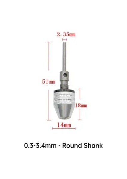 0.3-3.4mm Mini Anahtarsız Matkap Chuck 0.3-8mm Kendinden Sıkma Elektrikli Matkap Uçları Pens Fikstür Araçları 1/4 "hex Shank Hızlı Değişim Dönüştürücü (Yurt Dışından)