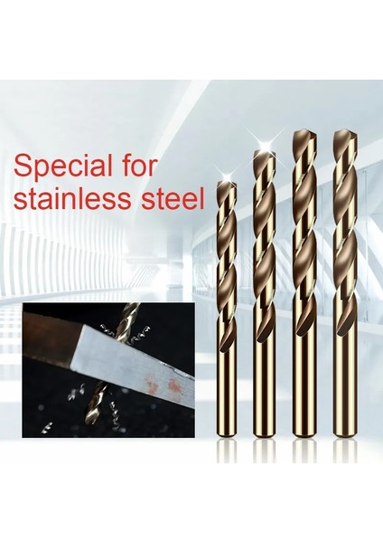 2.0mm 10 Adet 1-20MM Büküm Matkap Ucu M35 Kobalt Içeren Tungsten Çelik Elektrikli Matkap Ucu Süper Sert Alaşımlı Çelik Için Evrensel Delme Seti (Yurt Dışından)