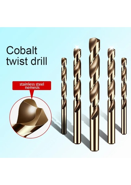 2.0mm 10 Adet 1-20MM Büküm Matkap Ucu M35 Kobalt Içeren Tungsten Çelik Elektrikli Matkap Ucu Süper Sert Alaşımlı Çelik Için Evrensel Delme Seti (Yurt Dışından)