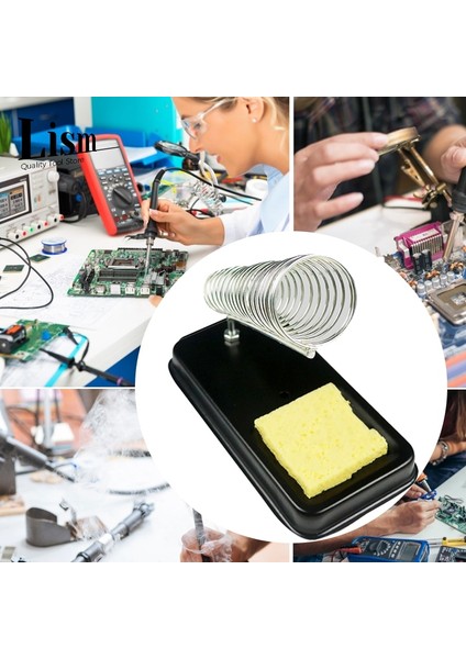 5/10 Adet Kaynak Temizleme Süngeri ile Havya Için 5 Adet Elektrikli Stand Yüksek Sıcaklığa Dayanıklı Aksesuarlar, 3 Tip Isteğe Bağlı (Yurt Dışından)
