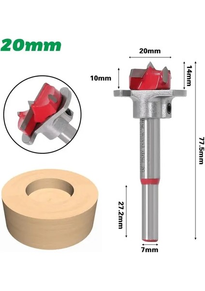 20MM 1 Adet Çap 15,20,25,30,35MM Ayarlanabilir Karbür Matkap Uçları Menteşe Delik Açıcı Sıkıcı Bit Uçlu Delme Aracı Ağaç Işleme Kesici (Yurt Dışından)