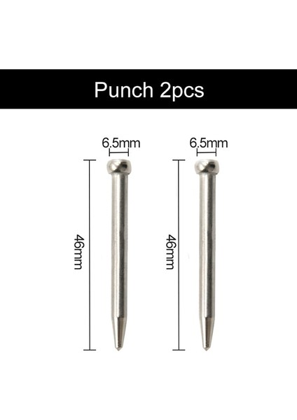 Yumruk 2 Adet Süper Güçlü Otomatik Merkez Yumruk Kerner Konumlandırma Yaylı Ayarlanabilir Işaretleyici Ahşap Cam Basın Dent Metal Matkap (Yurt Dışından)