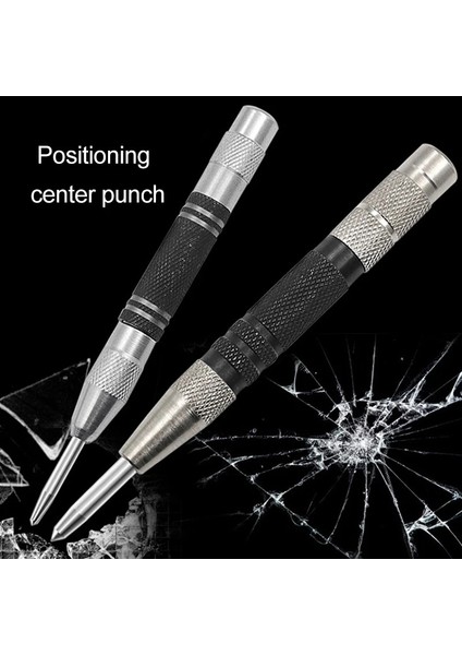 Yumruk 2 Adet Süper Güçlü Otomatik Merkez Yumruk Kerner Konumlandırma Yaylı Ayarlanabilir Işaretleyici Ahşap Cam Basın Dent Metal Matkap (Yurt Dışından) modelleri
