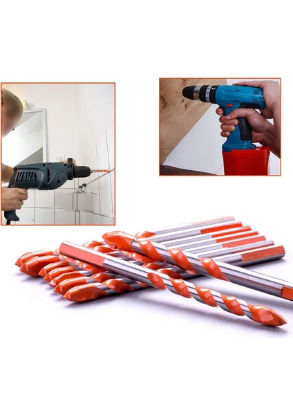 Siyah 10MM 3-12MM Tungsten Çelik Metal Alaşım Üçgen Matkap Uçları Seramik Duvar Cam Beton Delik Açıcı Siyah Kesici Tırnak Metal Matkap (Yurt Dışından) fırsatları