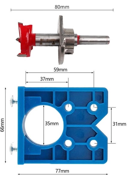 Bulucu 35MM Menteşe Delme Jig Seti Gizli Kılavuz Menteşe Delik Delme Bulucu Ağaç Işleme Delik Açıcı Kapı Dolap Aksesuarları Araçları (Yurt Dışından) fiyatları