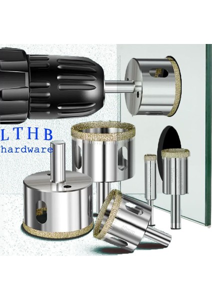 30MM Daha Kaliteli Cam Tapper Delme Yuvarlak Bit Elmas Kaplamalı Matkap 6-50MM Kiremit Mermer Cam Seramik Delik Testere Elektrikli El Aletleri Için Delme Uçları (Yurt Dışından)