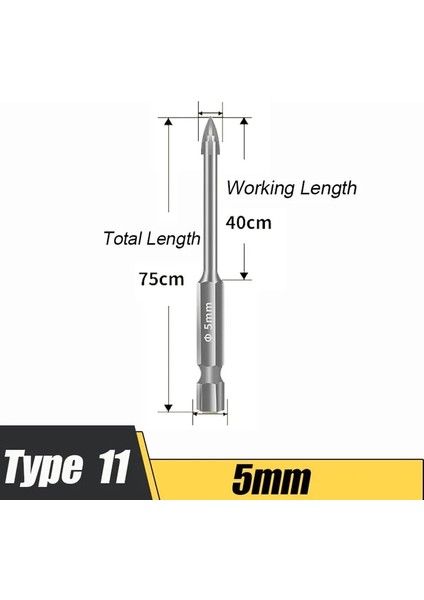 5mm Gümüş 1/3/5 Adet Manyetik Toplu Kafa Darbe Bit Seti Güçlü Çapraz Ph2 Yüksek Sertlik Sürücü Anti-Kaymaz Elektrikli Tornavida Uçları Için (Yurt Dışından)