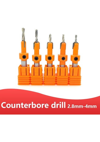 5 Adet Takım Elbise 8MM-10MM 10MM 1/5 Adet 8MM/10MM Takım Elbise Shank Hss Ağaç Işleme Havşa Freze Ucu Seti Vida Çıkarıcı Remon Yıkım Ahşap Freze Kesicisi (Yurt Dışından)