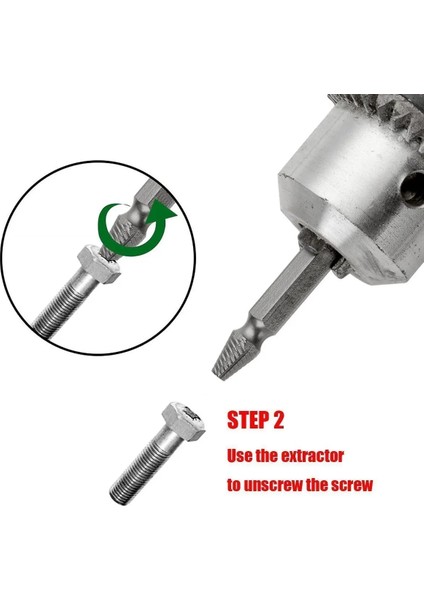 4 Adet Gümüş Kutusu ile 4/5/6 Pcs Hasarlı Vida Çıkarıcı Matkap Ucu Seti Soyulmuş Kırık Vida Cıvata Sökücü Çıkarıcı Kolayca Yıkım Araçlarını Çıkarın (Yurt Dışından) indirimleri