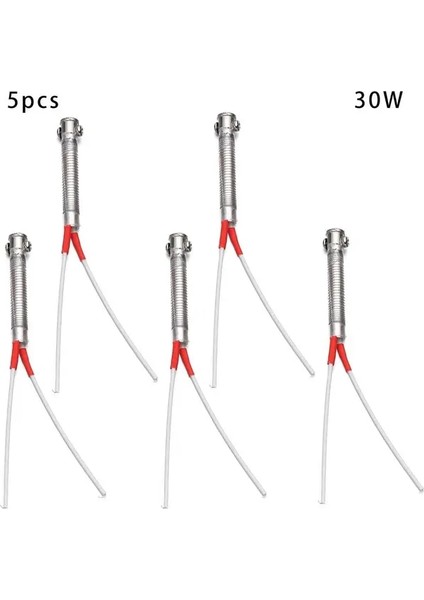 5PCS-30W Yüksek Kalite 220V 30/40/60W/80/100/200/300W Isıtma Elemanı Havya Yedek Kaynak Aracı Metal Işleme Aksesuarı (Yurt Dışından)